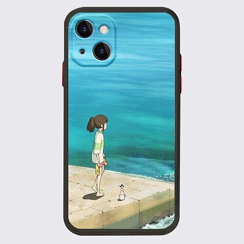 

Spirited Away Anime Phone Case For Apple iPhone 13 Pro Max 12 11 SE 2022 X XR XS Max 8 7 Unique Design Protective Case Shockproof Dustproof Transparent Back Cover TPU