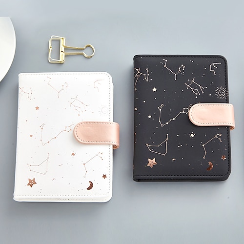 

Leather Notebook Notebook Lined A6 4.1×5.8 Inch Simplicity PU SoftCover Classsic 288 Pages Notebook for School Office Business