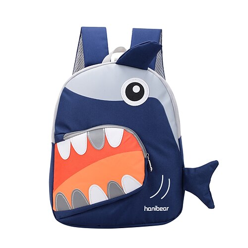 

Animal School Backpack Bookbag for Kids Lightweight With Water Bottle Pocket With Chest Strap Polyester School Bag Satchel 12 inch