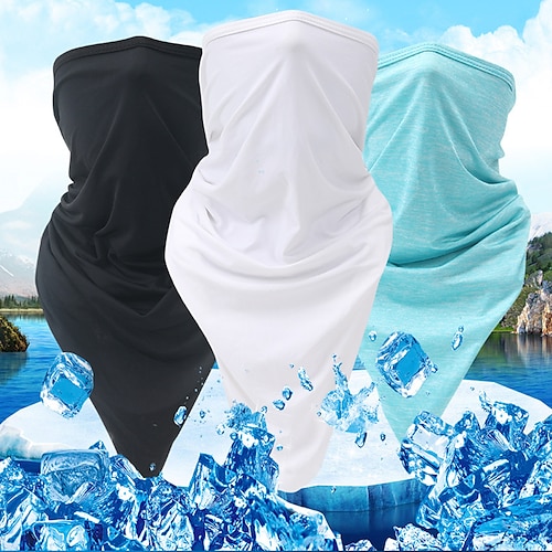

Neck Gaiter Neck Tube Bandana Sports Scarf Face Mask Solid Color Sunscreen Breathable Dust Proof Sweat wicking Comfortable Bike / Cycling White Black Grey for Men's Women's Adults' Outdoor Exercise