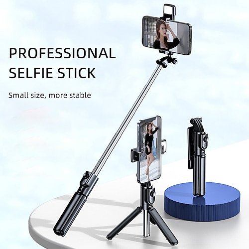 

Selfie Stick Bluetooth Extendable Max Length 70 cm For Universal Android / iOS Universal