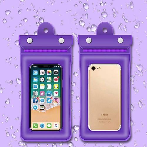

2 Pack Waterproof Phone Pouch Portable Shockproof Water Resistant [30m / 98ft] Phone Case Dry Bag for For iPhone 13 Pro Max 12 Mini 11 Samsung Galaxy S22 Plus S21 FE A72 52 Swimming Snorkeling Diving
