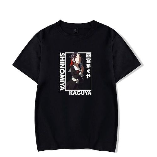 

Inspired by Kaguya Sama: Love Is War Shinomiya Kaguya T-shirt Anime 100% Polyester Anime Harajuku Graphic Kawaii T-shirt For Men's / Women's / Couple's