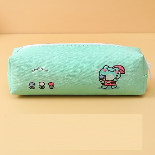 

PencilCasePenPouchMarkerBag Cartoon Cute Wear-Resistant PU Leather for School Student Kids