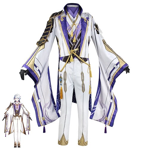 

Inspirert av Genshin Impact Cosplay Anime Cosplay-kostymer Japansk Cosplay-drakter Kostume Til Herre