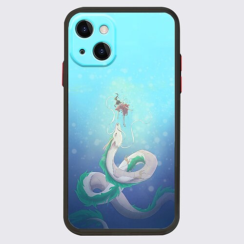 

Spirited Away Anime Phone Case For Apple iPhone 13 Pro Max 12 11 SE 2022 X XR XS Max 8 7 Unique Design Protective Case Shockproof Dustproof Transparent Back Cover TPU