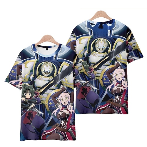 

Inspired by Skeleton Knight in Another World Arc Ariane T-shirt Anime 100% Polyester Anime Harajuku Graphic Kawaii T-shirt For Men's / Women's / Couple's