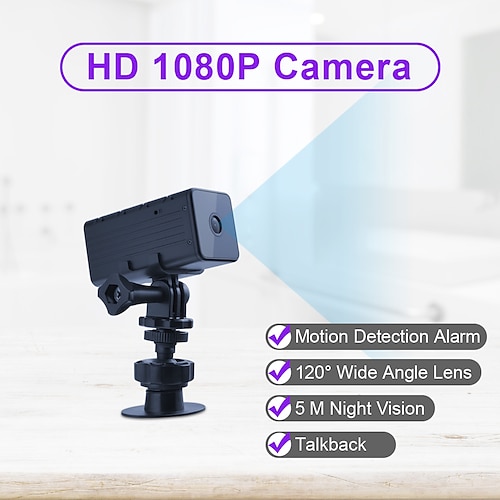 

WD9 Mini WiFi Camera 1080P HD Wireless Remote Monitor Tiny IP Camera Video Recorder Micro Cam Indoor