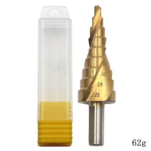 

HSS Step Drill Bits 4mm-20mm Spiral groove Power Tools Triangular handle Wholesale Price High Quality metal Drilling Titanium