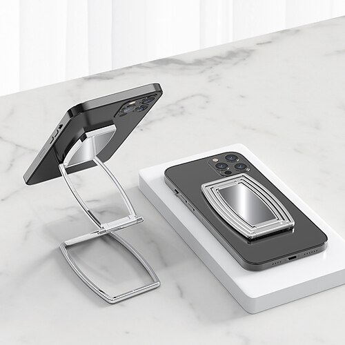 

Phone Ring Holder Portable Universal Lightweight Phone Holder for Desk Selfies / Vlogging / Live Streaming Compatible with iPad Tablet All Mobile Phone Phone Accessory