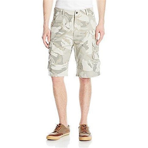 

Men's Classic Style Fashion Shorts Cargo Shorts 3D Print Pocket Knee Length Pants Casual Daily Graphic Camouflage Comfort Breathable Mid Waist Camouflage Camouflage White Camouflage Green M L XL XXL