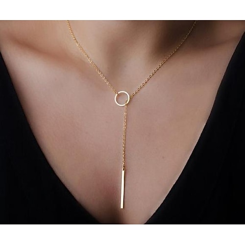 

1pc Choker Necklace Necklace For Women's Silver Gold Street Gift Beach Alloy Classic Lucky