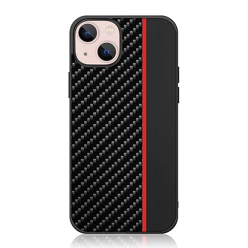 

Phone Case For Apple Classic Series iPhone 13 Pro Max Mini Shockproof Geometric Pattern TPU PU Leather