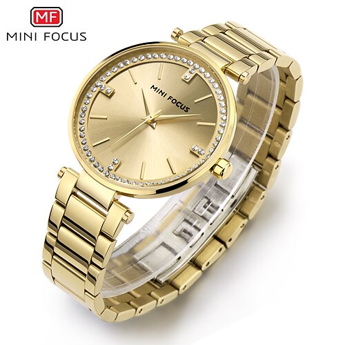 

MINI FOCUS Quartz Watch for Women Analog Quartz Stylish Casual Fashion Waterproof Metal Alloy Fashion