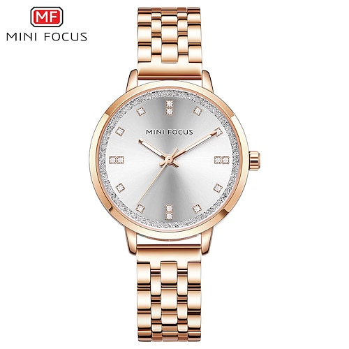 

MINI FOCUS Quartz Watch for Women Analog Quartz Stylish Casual Fashion Waterproof Metal Alloy Fashion