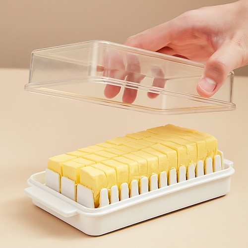 

Butter Cutting Box Cattle Storage Oil Cutter Refrigerator Fresh-keeping Box With Cover Dust-proof Butter Split Box Storage Box