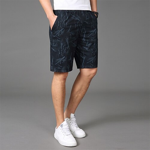 

Men's Stylish Casual / Sporty Cargo Shorts Drawstring Pocket Elastic Waist Knee Length Pants Sports Outdoor Daily Micro-elastic Graphic Comfort Breathable Mid Waist ArmyGreen Navy Blue XL XXL 3XL 4XL