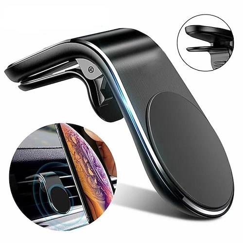 

2pcs Magnetic Universal Car Phone Holder Air Vent Mount Stand in Car GPS Mobile Cell Phone Holder Blacket For iPhone11 Samsung Xiaomi