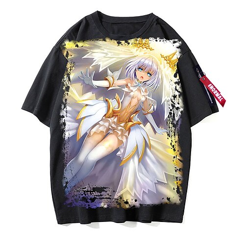 

Inspired by Date A Live Tobiichi Origami Cosplay Costume T-shirt Polyester / Cotton Blend Pattern Harajuku Graphic Kawaii T-shirt For Men's / Women's / Couple's