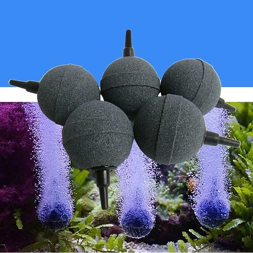 

2pcs Shape Air Stone Mineral Bubble Diffuser Airstones Diffuser for Aquarium Fish Tank Pump Hydroponics