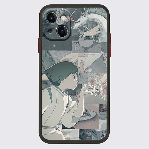 

Spirited Away Anime Phone Case For Apple iPhone 13 Pro Max 12 11 SE 2022 X XR XS Max 8 7 Unique Design Protective Case Shockproof Dustproof Transparent Back Cover TPU
