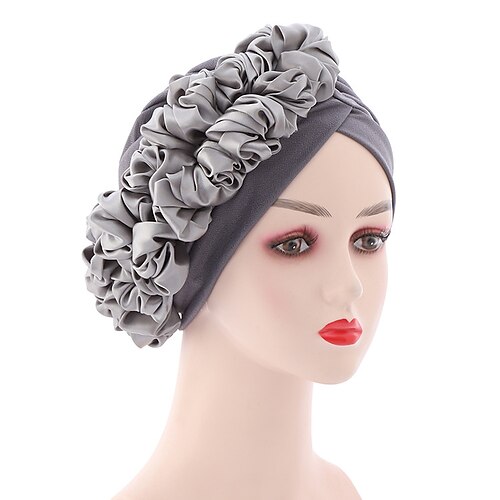 

Headwear Headpiece Silk Like Satin Party / Evening Casual Ethnic Style With Button Headpiece Headwear