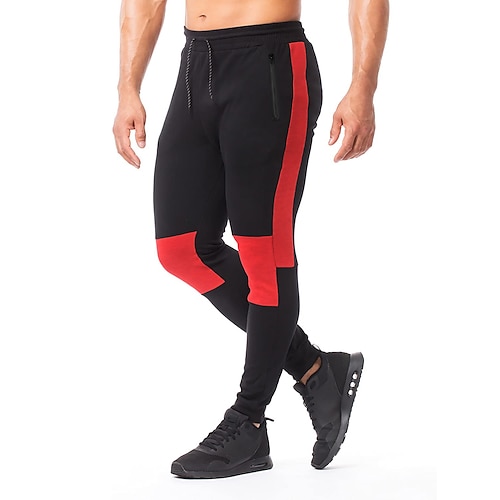 

Men's Simple Chinos Pants Solid Color Mid Waist Black S M L XL