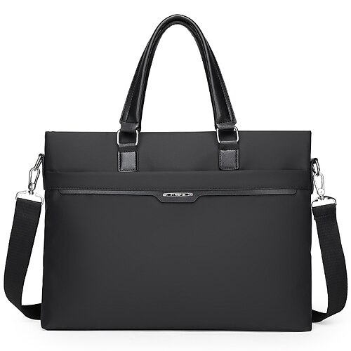 

Men's Sling Bags Messenger Bag Crossbody Bag Handbag Oxford Cloth Synthetic Zipper Solid Color Daily Office & Career Black Blue