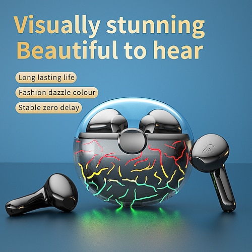 

VG58 Gaming Headset Bluetooth 5.1 Stereo HIFI Fast Charging for Apple Samsung Huawei Xiaomi MI Everyday Use Traveling Cycling Mobile Phone