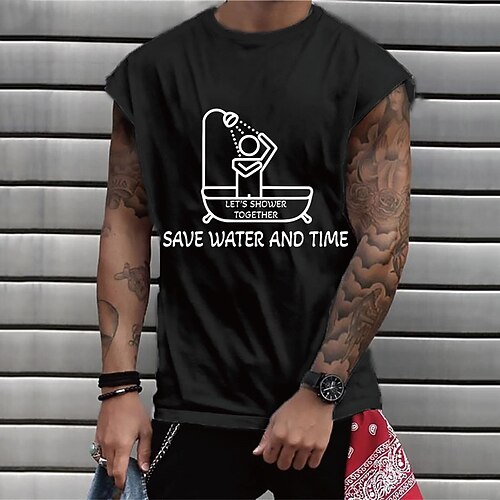 

Men's Unisex T shirt Hot Stamping Cartoon Graphic Prints Letter Crew Neck Street Daily Print Cap Sleeve Tops Casual Designer Big and Tall Sports White Black Army Green