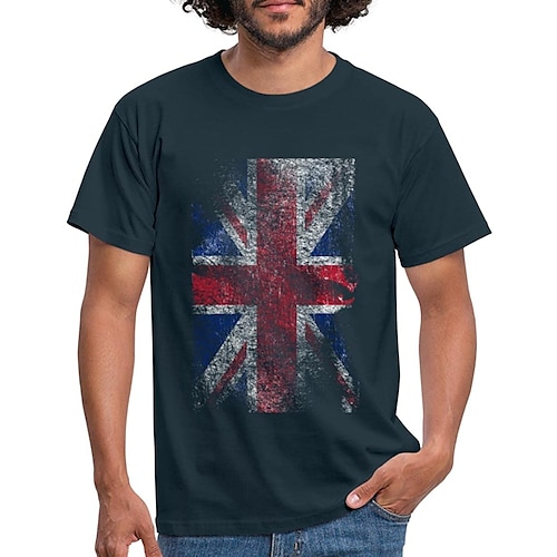 

Platinjubiläum der Königin 2022 Elisabeth 70 Jahre britische Flagge T-Shirt-Ärmel Zurück zur Schule Muster Grafik T-shirt Für Herren Damen Unisex Erwachsene Heißprägen 100% Polyester