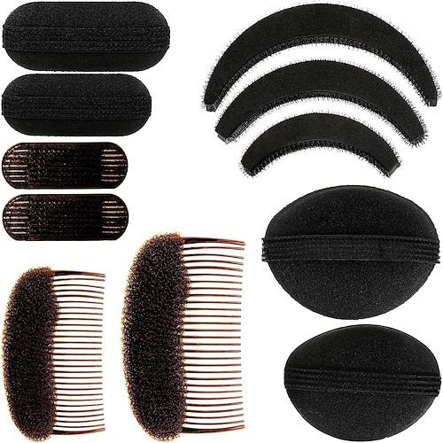 

12pcs Women's Hairpin Comb For Classic Fabric Plastic 1