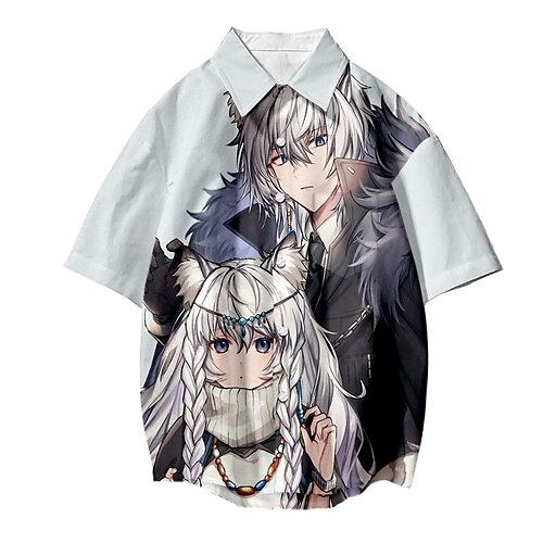 

Inspired by Arknights Cosplay Costume Cartoon Terylene Anime Harajuku Graphic Kawaii Top For Men's / Women's
