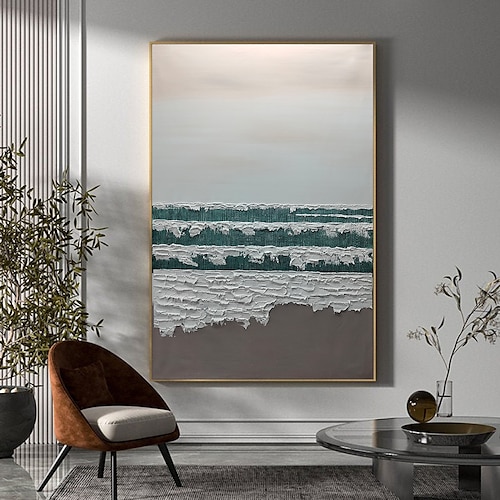 

Handmade Oil Painting CanvasWall Art Decoration Abstract Craft Landscape For Home Decor Stretched Frame Hanging Painting