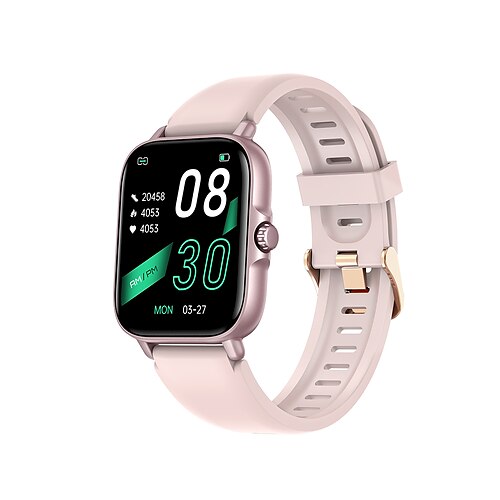 

TK22 Smart Watch 1.69 inch Smartwatch Fitness Running Watch Bluetooth Temperature Monitoring Pedometer Call Reminder Compatible with Android iOS Women Men Waterproof Long Standby Media Control