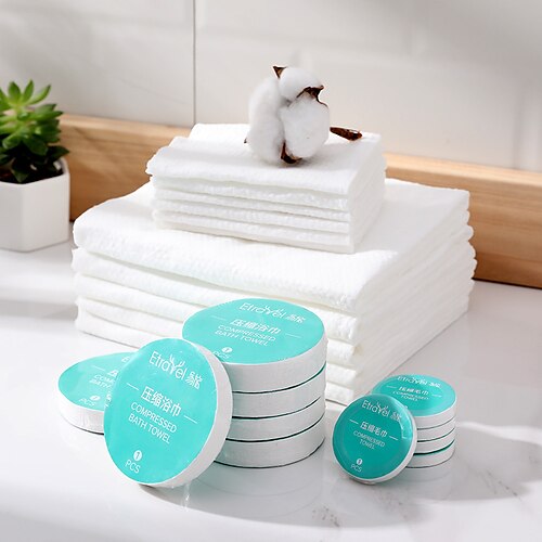

6PCS Disposable Compressed Bath Towel Epidemic Prevention Disposable Towel Shanghai Disposable Supplies