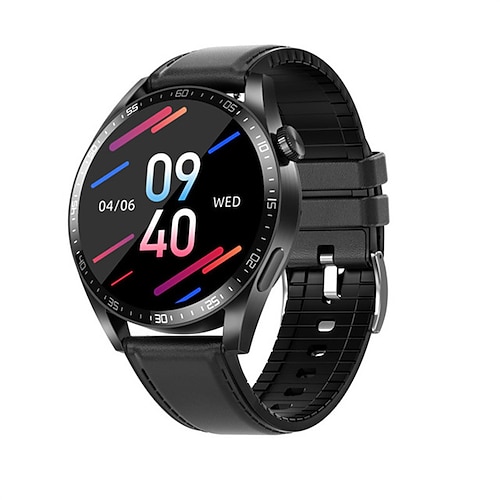 

FW03 Smart Watch 1.32 inch Smartwatch Fitness Running Watch Bluetooth Pedometer Call Reminder Activity Tracker Compatible with Smartphone Men Waterproof Long Standby Hands-Free Calls IP 67 46mm Watch