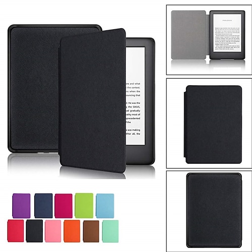 

Tablet Case Cover For Amazon Kindle Paperwhite 6.8'' 11th Paperwhite 6'' 10th Kindle Oasis 7.0-in Smart Auto Wake / Sleep Dustproof Magnetic Flip Solid Colored Plastic PU Leather