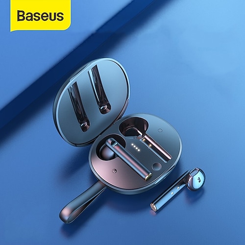 

BASEUS W05 True Wireless Headphones TWS Earbuds Bluetooth5.0 with Microphone with Charging Box Fast Charging for Apple Samsung Huawei Xiaomi MI Fitness Running Traveling Mobile Phone