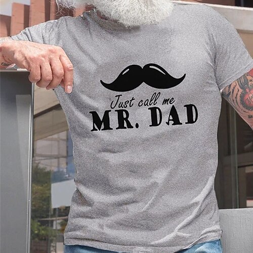 

Men's T shirt Tee Hot Stamping Cartoon Graphic Letter Crew Neck Street Casual Print Short Sleeve Tops Basic Fashion Classic Comfortable White Gray
