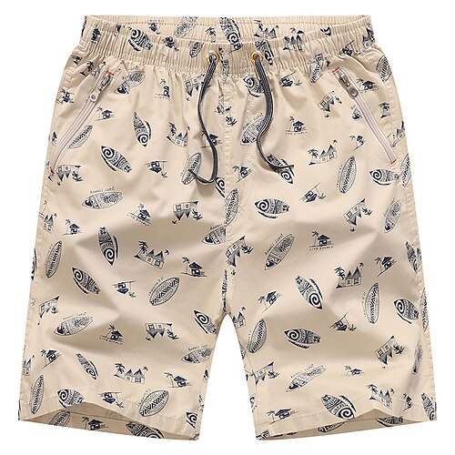 

Men's Casual Sports Shorts Beach Shorts Multiple Pockets Knee Length Pants Inelastic Solid Color Fish Lightweight Sports Mid Waist Black Green ArmyGreen Blue Khaki Royal Blue L XL XXL 3XL 4XL
