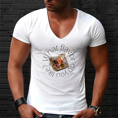 

Men's Unisex T shirt Tee Hot Stamping Letter V Neck Street Casual Print Short Sleeve Tops Simple Basic Casual Designer White Light gray Dark Gray