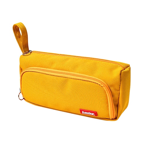 

PencilCasePenPouchMarkerBag Wear-Resistant Multifunction With Zipper Canvas for School Office Student