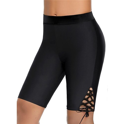 

Mujer Bañadores Tapadera Bañador Normal Traje de baño Cintura elástica Cruz Color puro Negro Azul Piscina Morado Rosa Trajes de baño Deportes Neutral Casual / Vacaciones / Moderno / nuevo