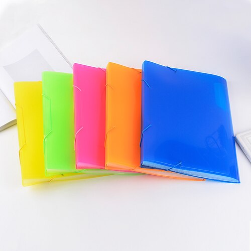 

13 Pockets Accordion File Folders PP Waterproof Multicolor File Organizer A4 Size Receipts Documents
