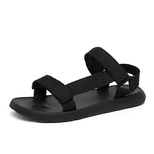 

Men's Sandals Casual Classic Outdoor Daily Elastic Fabric Black Spring Summer