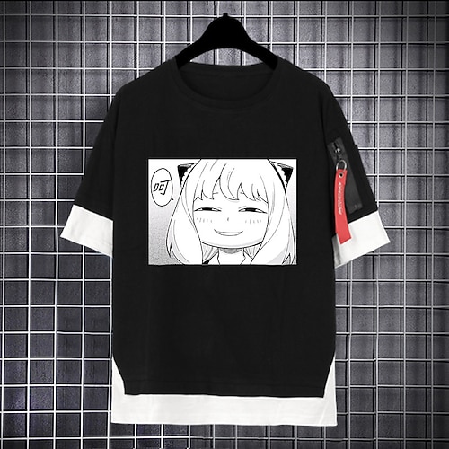 

Inspired by SPY×FAMILY Loid Forger Yor Forger Anya Forger Cosplay Costume T-shirt Polyester / Cotton Blend Pattern Harajuku Graphic Kawaii T-shirt For Men's / Women's / Couple's