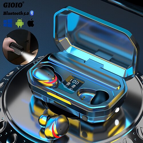 

M12 True Wireless Headphones TWS Earbuds Bluetooth5.0 Stereo with Charging Box Built-in Mic for Apple Samsung Huawei Xiaomi MI Yoga Everyday Use Traveling Mobile Phone