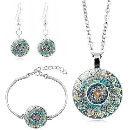 

Women's necklace Chic Modern Street Flower Jewelry Sets / Green / Fall / Winter / Spring / Summer