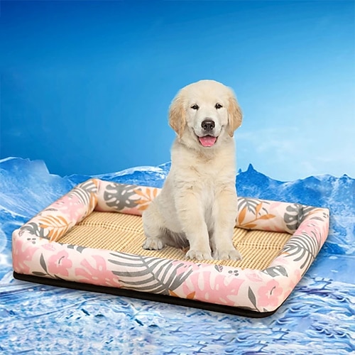 

Pet Ice Pad Cool Breathable Summer Dog Ice Mat Bed Multi-color Ice Sleep Nest for Small Medium Large Dog Cat Pet Supplies